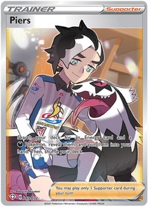 1x Piers - 069/072 - Ultra Rare NM-Mint Pokemon SWSH04.5 - Shining Fates