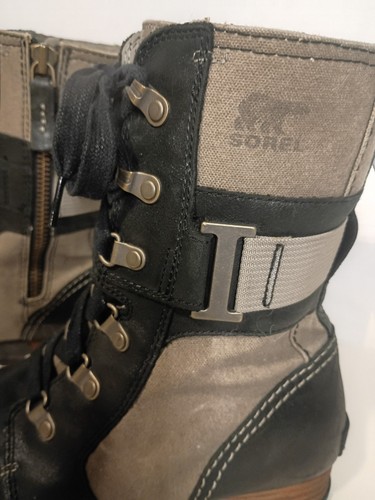 SOREL "Major Carly" Gray/Navy Combat Boot Women's Sz 9.5US/40.5EU NL2157-252 - Picture 6 of 12