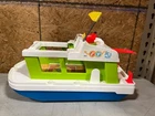 Vintage 1972 Fisher Price Little People Happy House Boat #985
