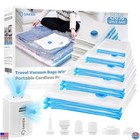 Saker Vacuum Storage Bags with Electric Pump - 15-Pack for Clothes & Bedding