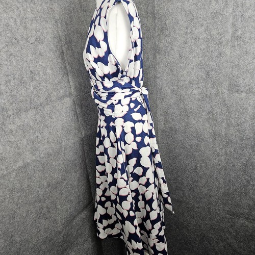 Hobbs Twitchill Fit & Flare 100% Linen Belted Dress Waist Ties Belt UK 16 - Picture 18 of 24