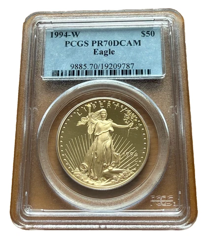 US 1994 W Gold 1 oz $50 PCGS PR70DCAM Proof Gold Eagle