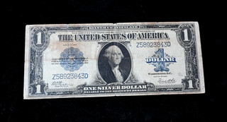 1923 $1 United States Blue Seal Silver Certificate Large Note