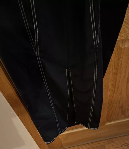 TopShop Topstitch Fischschwanz Midikleid Größe 8. Neu mit Etikett. Schlitz hinten - Bild 5 von 7