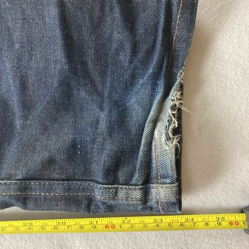 Naked & Famous Weird Guy Jeans Men’s 32 Indigo Selvedge Raw Denim Japan Distress - Picture 17 of 20