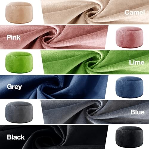 5 ft Bean Bag Chair: 5' Large Memory Foam Filled Bean Bag 5 Foot Fog Grey - Picture 6 of 7