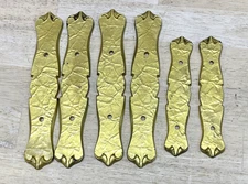 Amerock 177a back plate hardware handle (4)7 1/4" - (2)5.5" - ctc 3" Mixed Lot 6