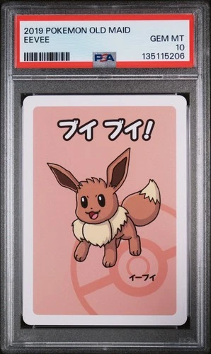2019 POKEMON OLD MAID EEVEE PSA 10