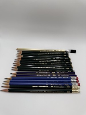 Faber Castell Assorted Pencils, 1221, 9000, Eco, 18 Pencils+1 Perfection Eraser