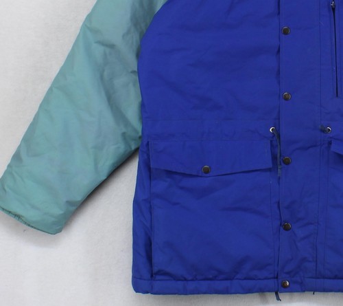 Vintage Berghaus Serac Quilted Jacket Mens Size XL Blue Goretex Waterproof - Picture 8 of 14