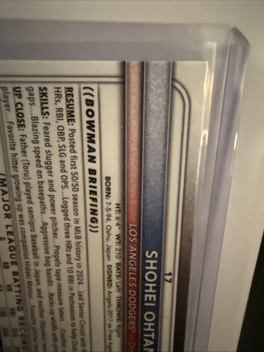 Shohei Ohtani 2025 Bowman Chrome Mega Box MOJO REFRACTOR #17 -LA Dodgers - Picture 8 of 10