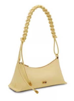 （ᵕ o̴̶̷ ⩊ o̴̶̷ ᵕ） Cult Gaia Osa Shoulder Purse Hand Bag Leather Buttercream Yellow