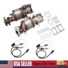 Exhaust Manifold Catalytic Converter W/ O2 Sensor For Honda Pilot GEARZAAR