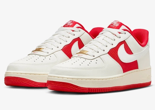 Nike Air Force 1 07 FN7439-133 Baskets Homme 11,5 Rouge Blanc Lifestyle Chaussures RHS3320 - Photo 9/12