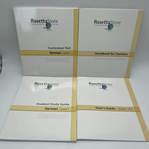 ROSETTA STONE GERMAN LEVEL 1 HOMESCHOOL EDITION SET UNUSED! - Picture 5 of 13