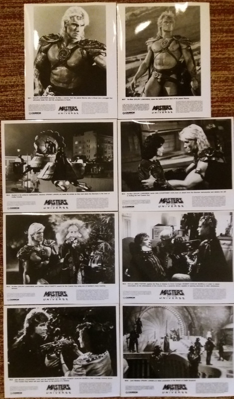 Masters of The Universe 8 Glossy Press Photos Courtney Cox Lundgren Langella '87