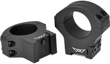 Warne HyperLite Tikka Ring, Matte Black, 1Inch High, Black, 8502TM