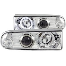 Chrome Clear Lens Headlight Set Whalo For 98-04 Chevy S10 Wo Fog Lights Ccfl Chrome Clear Lens Headlight Set Whalo For 98-04 Chevy S10 Wo Fog Lights Ccfl