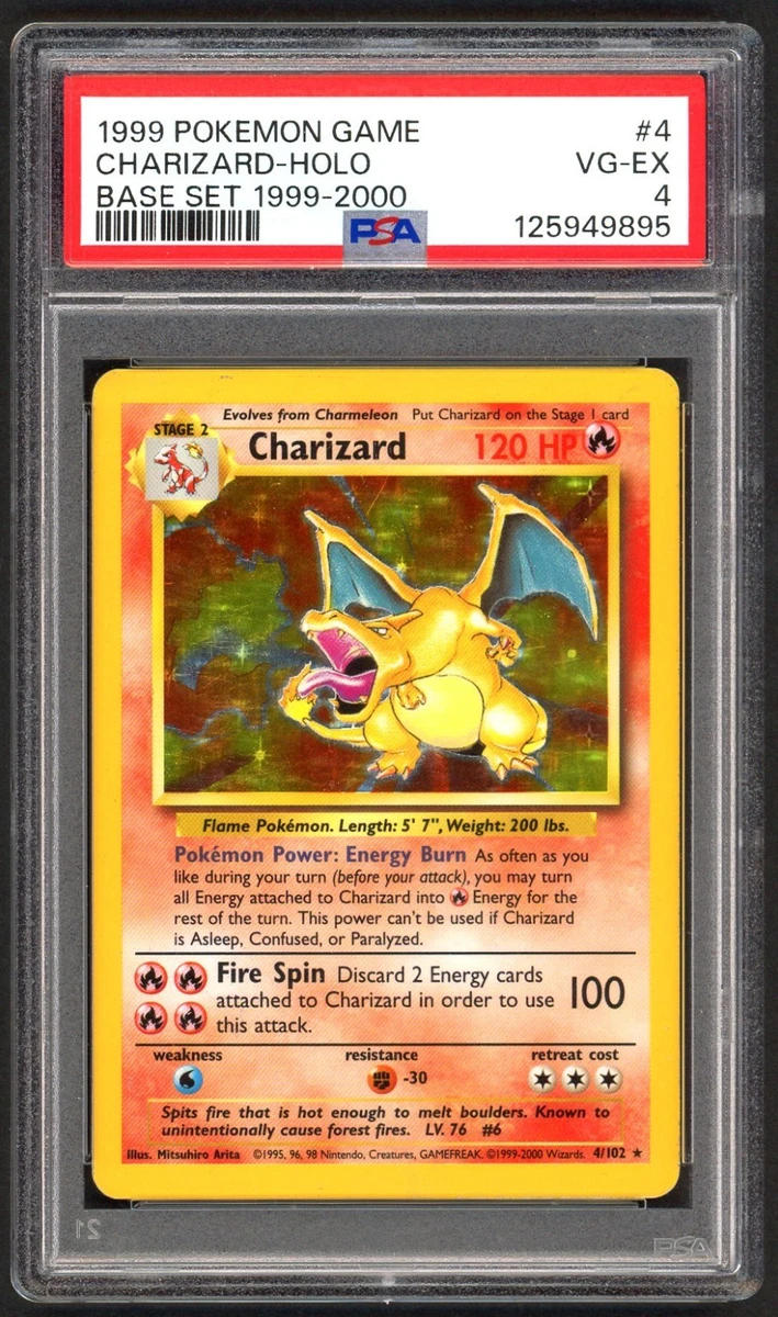 Pokémon TCG Grade 4 Charizard Individual Collectible Card Game