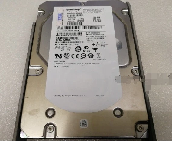 49Y1870 IBM 600GB 15K 3.5'' 6GBPS HS LFF SAS HARD DRIVE HDD without tray - Image 3 of 4