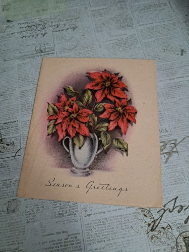 Weihnachtskarte Vintage gebraucht ohne Umschlag - Bild 1 von 3