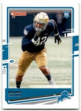 2020 Donruss #294 Julian Okwara Detroit Lions Rookie