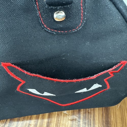 RARA borsa a mano vintage 2004 EMILY THE STRANGE gatti nera rossa - Foto 6 di 22