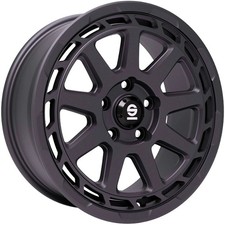 4x Alufelgen SPARCO GRAVEL MATT GRAPHITE 8x17 ET35 LK5 112 17 Zoll Felgen Alu