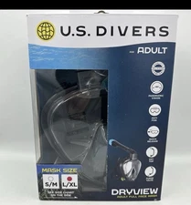 U.S. Divers Dryview Full-Face Snorkeling Mask, Black Size L/XL Vacation & Pool