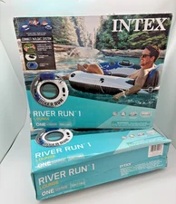 Intex River Run I Inflatable Floating Tube 2 pack (NEW, Open/Damaged Box)