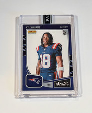 KYLE WILLIAMS- 2025 Panini Instant Studio Black Rookie #SR-19. 1/1 Masterpiece!
