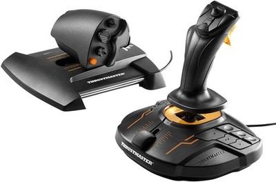 Thrustmaster T16000M FCS HOTAS Joystick Schubhebel Bundle PC Schwarz