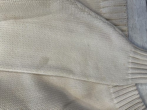 Tommy Hilfiger Pullover Herren Medium Creme Strick Wappen Patch Collegiate Crewneck - Bild 6 von 11