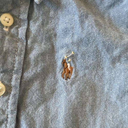 Ralph Lauren Polo Blue Button-Up Shirt Baby/ Toddler S  - Bild 2 von 6