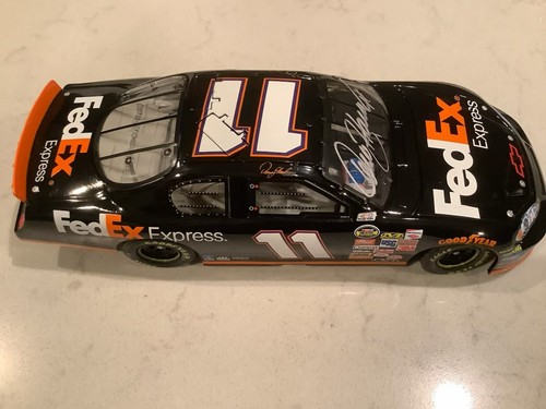 DENNY HAMLIN AUTOGRAPHED 2007 CHEVY FEDEX EXPRESS OWNERS SELECT DIECAST & CARD - Picture 18 of 18