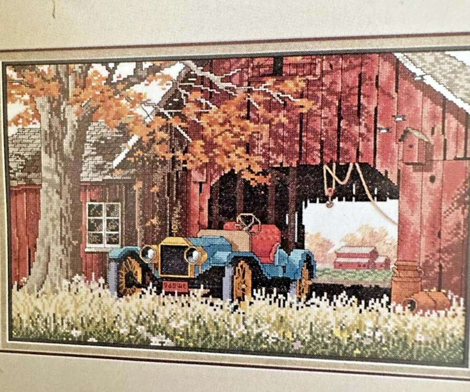 Stoney Creek Cross Stitch Booklet #303 SIMPLY COUNTRY ~ 5 designs~ Farm Bridge - Image 4 of 4