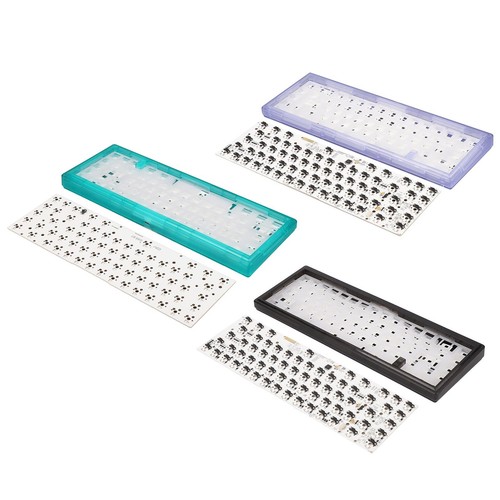 DIY Mechanical Keyboard Kit 67 Keys Wired Switch Hot Swap RGB Backlit Support FY - Afbeelding 21 van 33