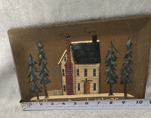 Decorative Collection Home For Christmas by Donna White Hanging Tray Sign... - Picture 5 of 13