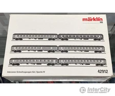 Marklin 42912 HO DB 6 Piece Interzone Express Passenger Car Set
