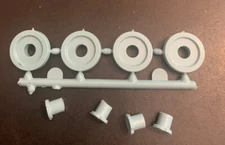 53 Chevy WHEEL BACKS MORE 111 3005B Mono Model Car Parts COMBINE PARTS SAVE $