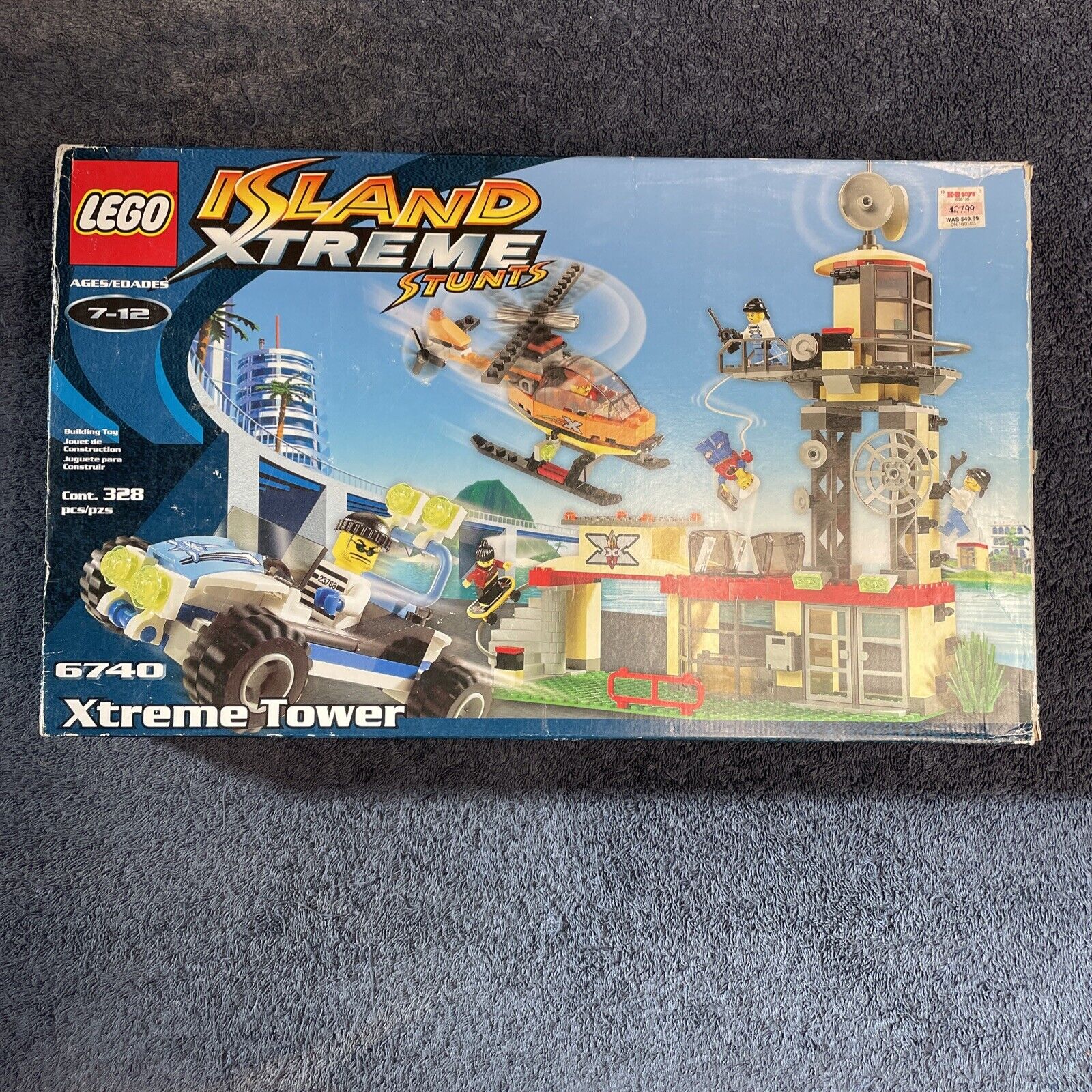 LEGO Island Xtreme Stunts 6740 Xtreme Tower 99.99% Complete W/Box & Instructions