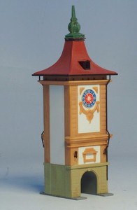Built-Kibri-Z-scale-Town-City-Gate-Tower-16