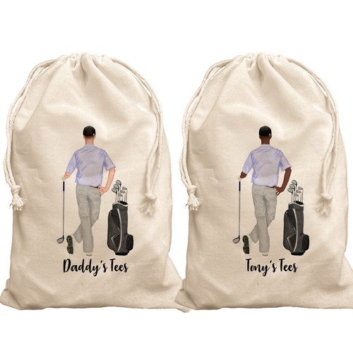 Bolso de golf personalizado (masculino) regalo para golfista - Imagen 1 de 2