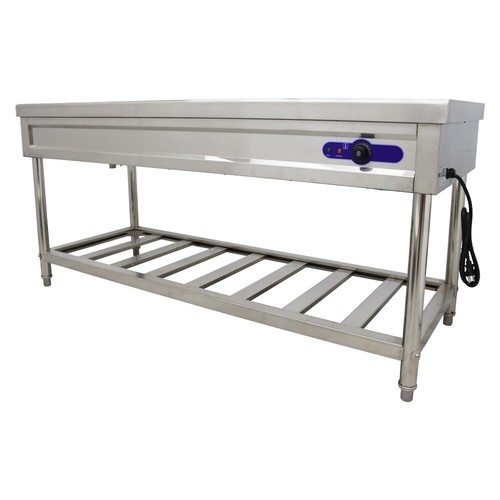110V 1/1*4"*5 Pans Buffet Food Warmer Stainless Steel with Support Bracket - Picture 5 of 21