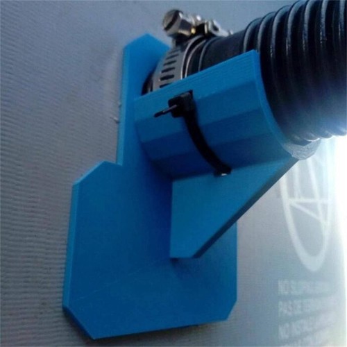 Swimming Pool Pipe Holder, 2pcs Pool Hose Bracket for Above Ground Pool, Blue - Picture 5 of 5
