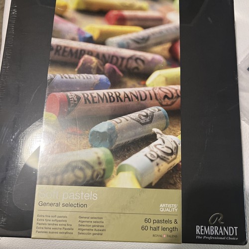 Rembrandt Soft Pastel Half Stick Assorted Colors Set 60 Half/60 Full Size Sticks - 第 1/5 張圖片
