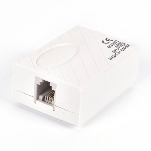 RJ11 Cable Line ADSL Fax Modem Phone Network Jack Micro Filter Splitter Ada N.AP - Bild 2 von 6