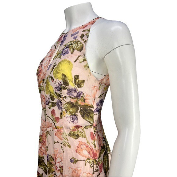 ★Karen Millen ドラマラッフルフリルペンシル 魅惑的マキシ★ Lydia Millen Tall Floral Ruffle Chiffon Maxi Dress | Karen