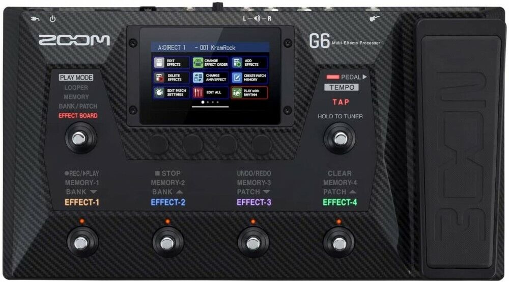 Image 1 - ZOOM-G6-Multi-Effects-Processor-for-Guitarists-DHL-Shipping-New