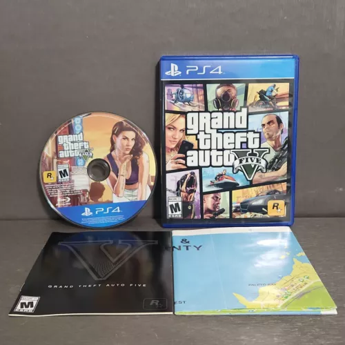 Grand Theft Auto V 5 (PlayStation 4 PS4) Complete Map Refurbished